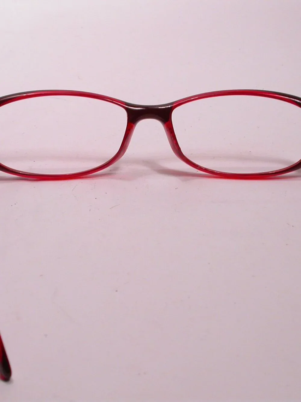 Silhouette Titan Flat Red Clear Light Weight Eyeglasses Made in Austria